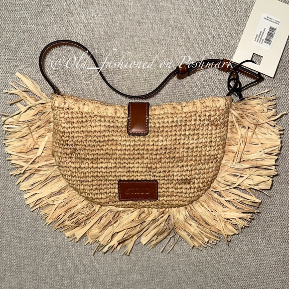 STAUD Alana Bag - Desert Sand Raffia (Price Firm) - Picture 6 of 8